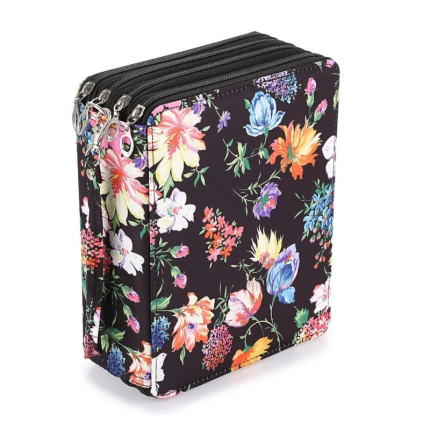 168-Color Oxford Fabric Pencil Case - Artist Student Carry Pouch