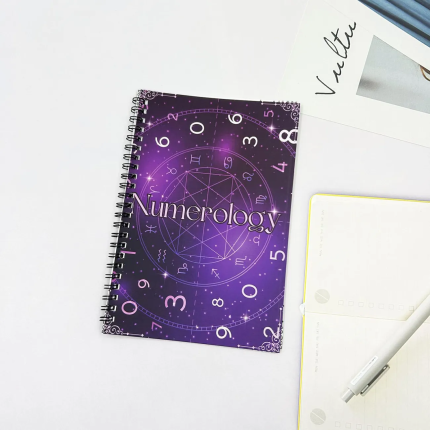 Numerology A5 Spiral Planner - Horoscope Goal Notebook